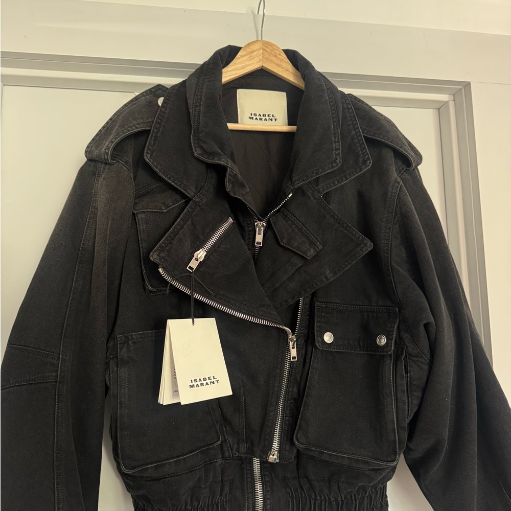 Isabel Marant Black Denim Jacket - Picture 10 of 16
